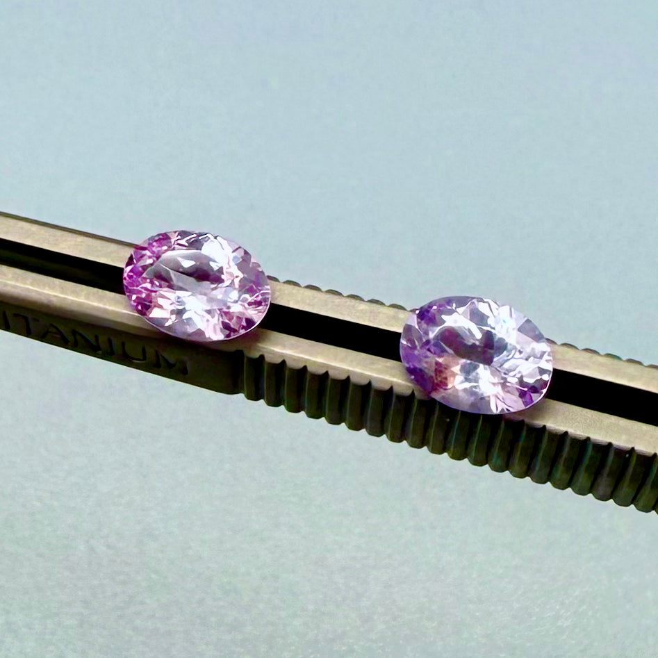 Pink Spinel Pair