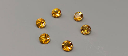 Citrine Round 8mm