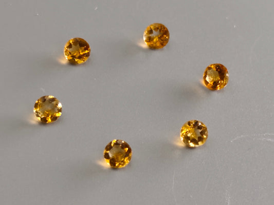 Citrine Round 6mm