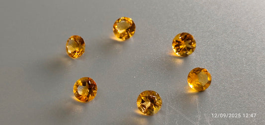 Citrine Round 7mm