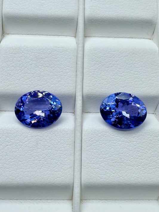 Tanzanite Pair 10x8