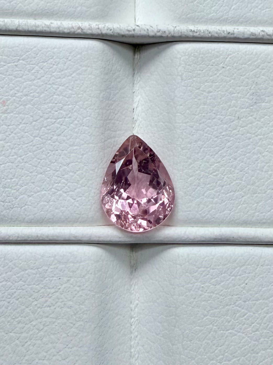 Light Pink Tourmaline Pear 8.5x6.5