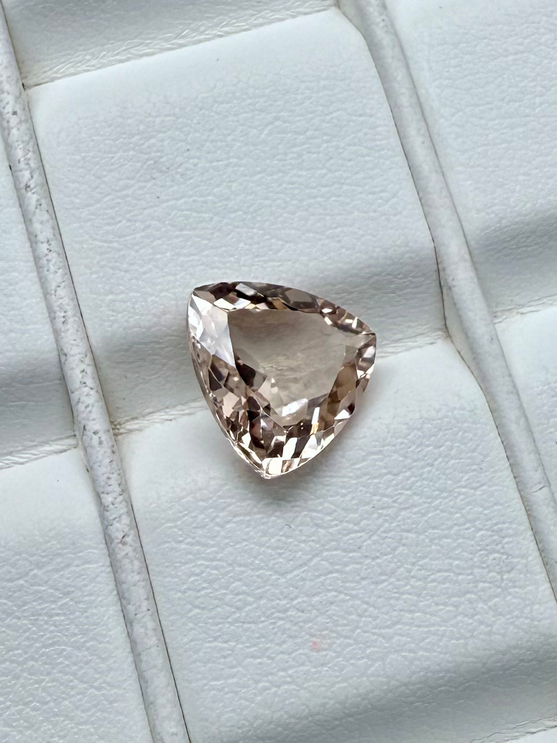 Champagne Tourmaline Trillion