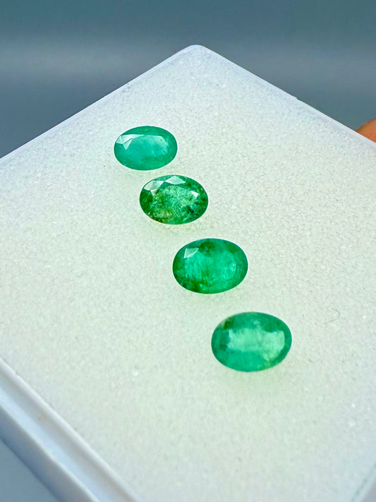 Emerald Lot 4pcs 7x5