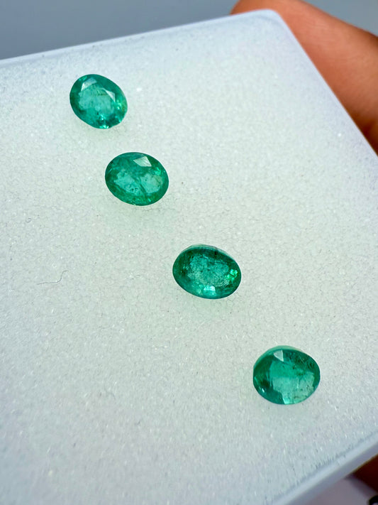 Emerald Lot 4pcs 6x5