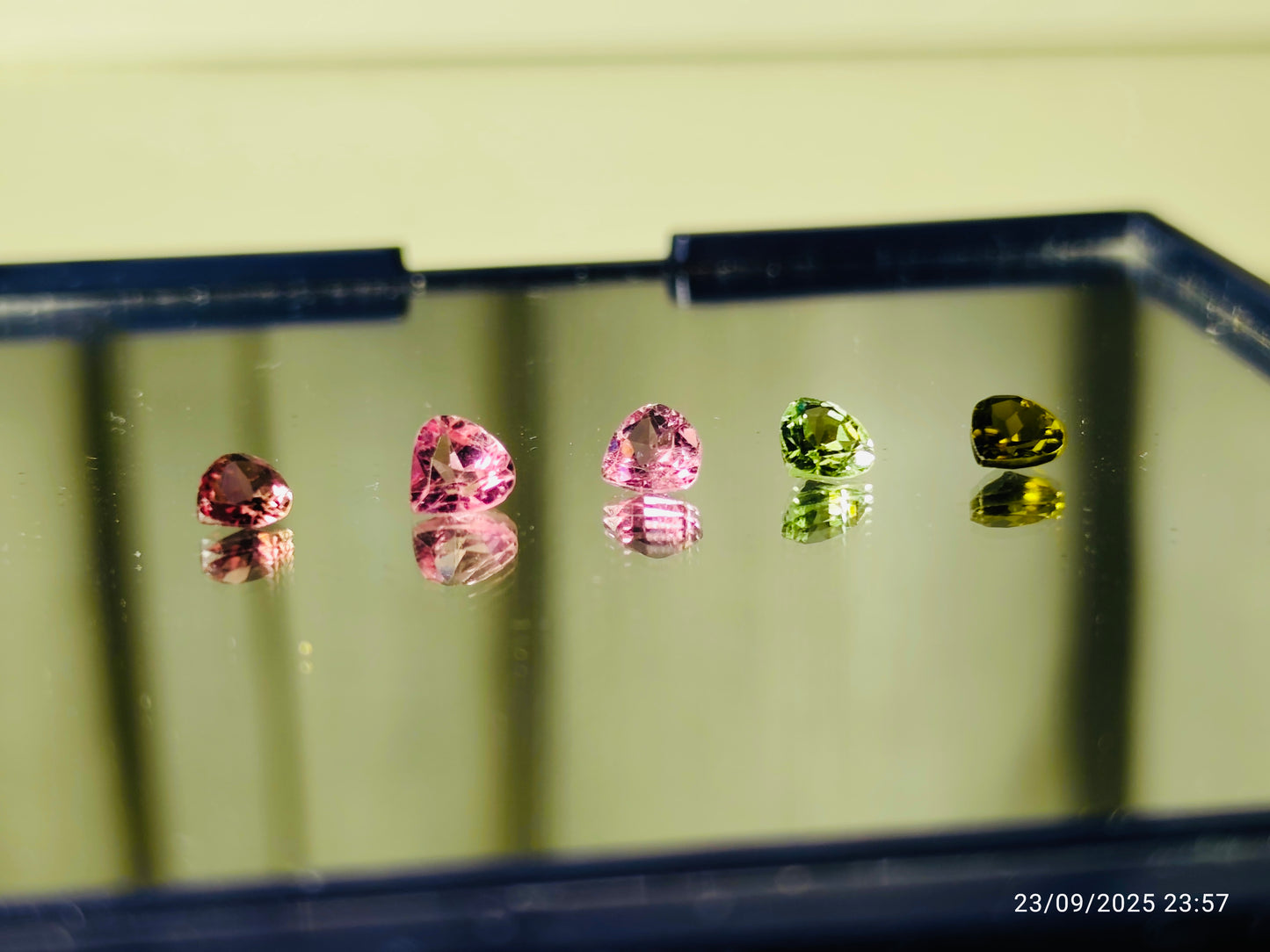 Tourmalines Multicolor 5pcs
