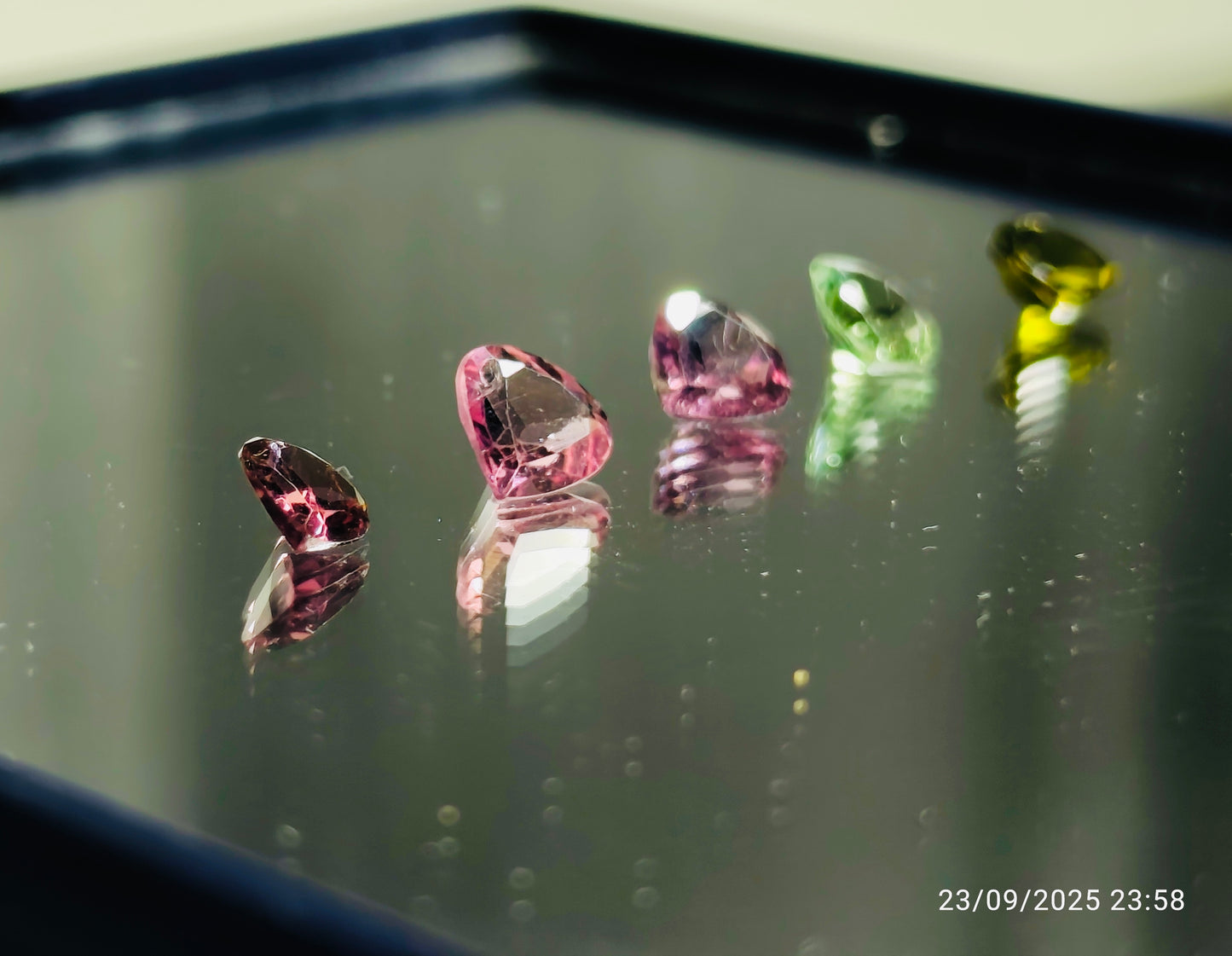 Tourmalines Multicolor 5pcs