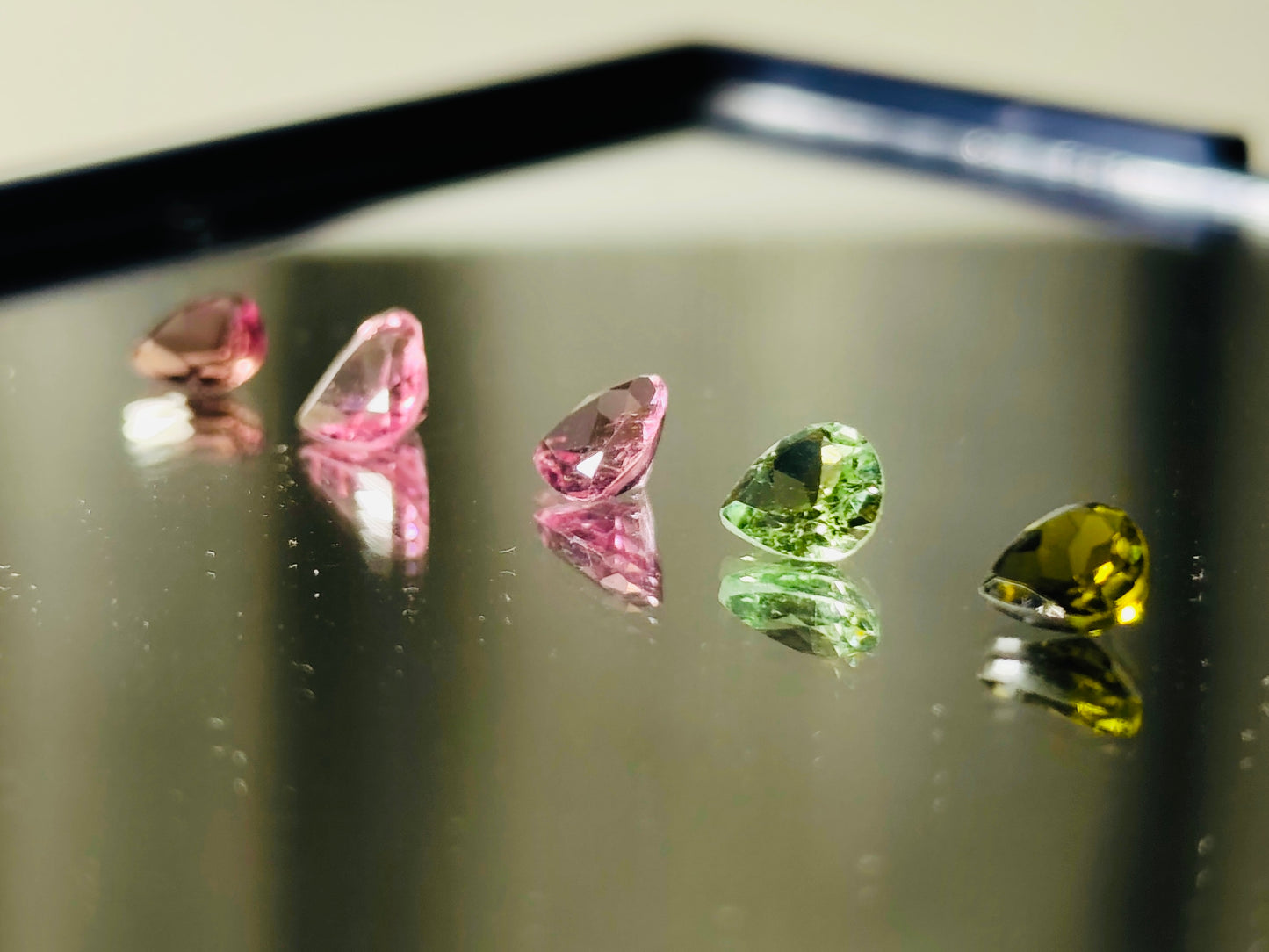 Tourmalines Multicolor 5pcs