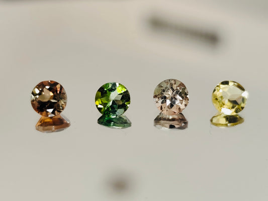 Tourmaline Lot 4pcs