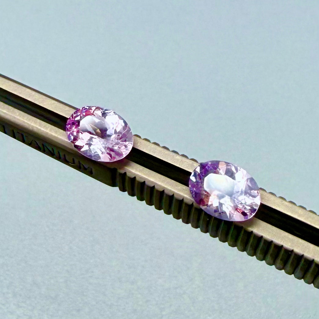 Pink Spinel Pair