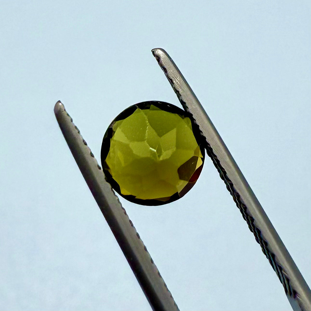 Champagne Green Tourmaline Round 6mm