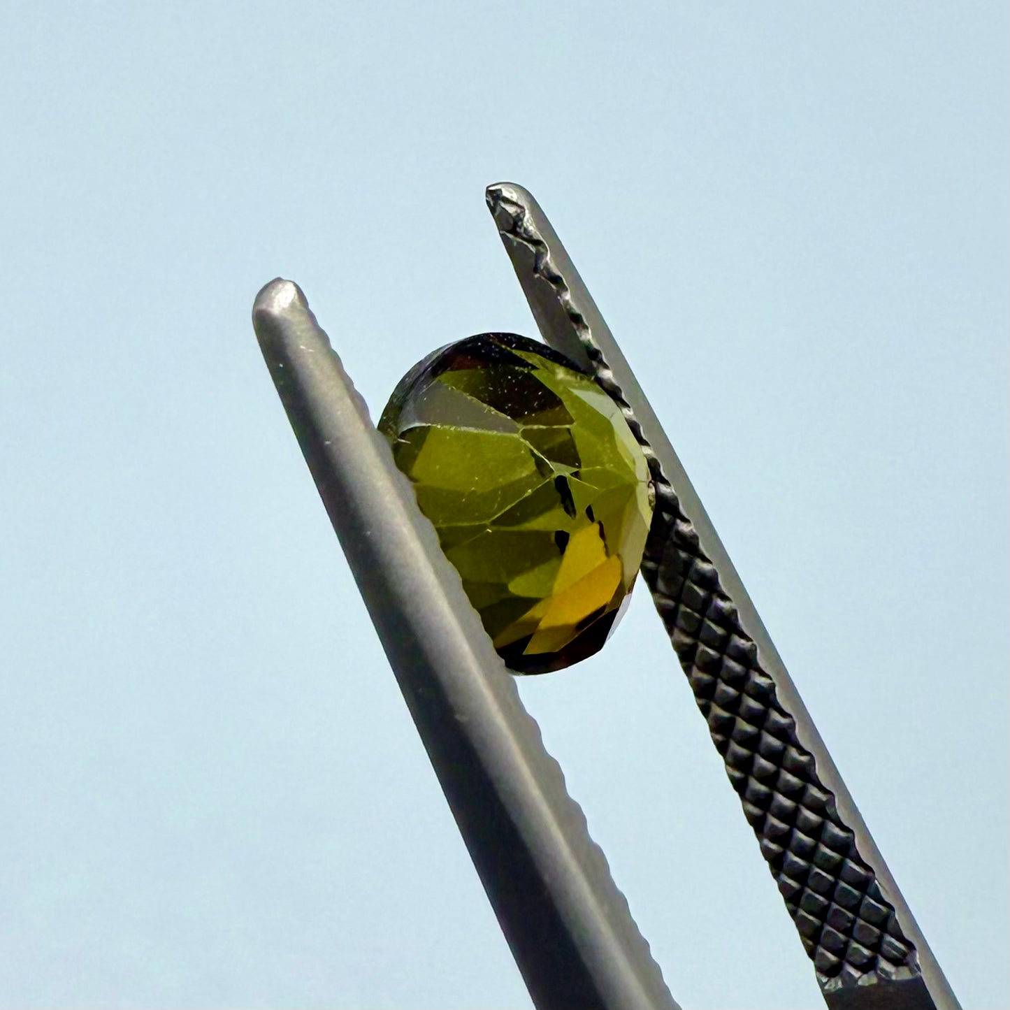 Champagne Green Tourmaline Round 6mm