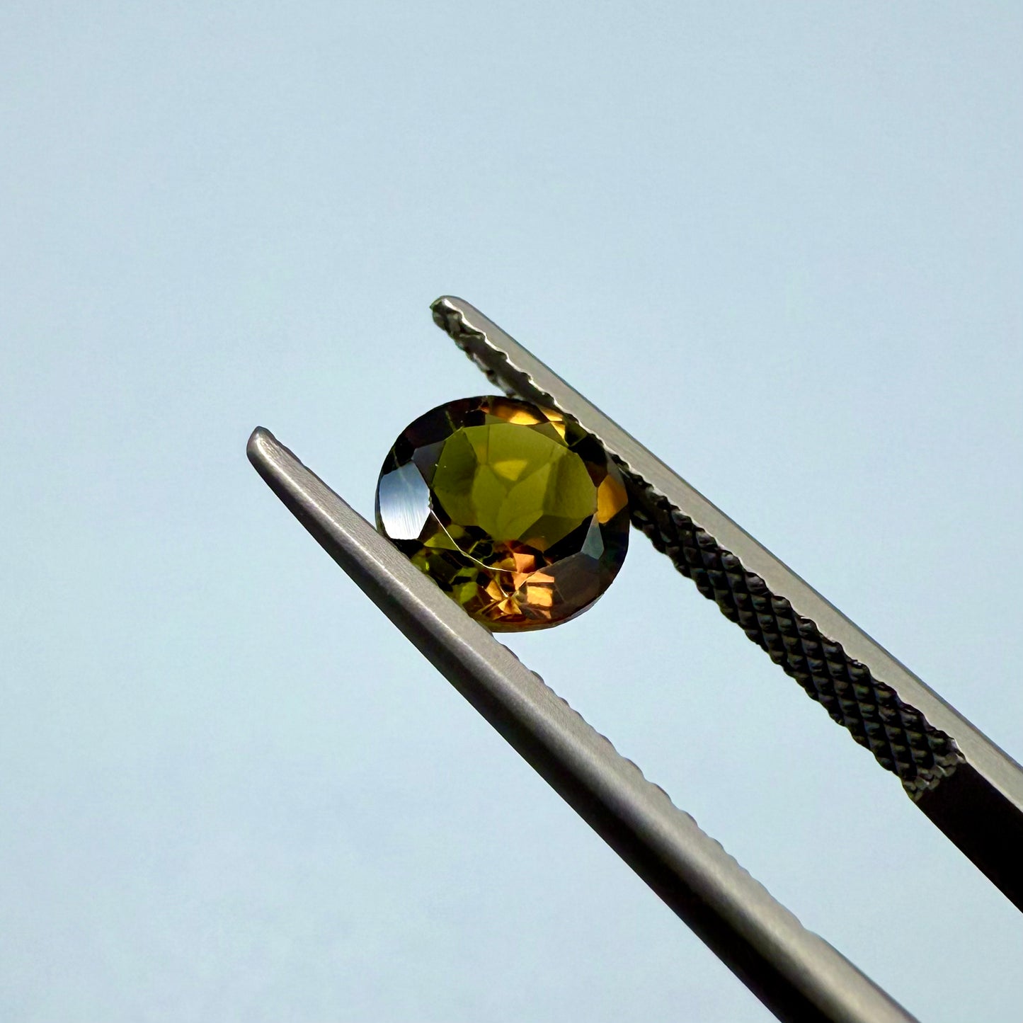 Champagne Green Tourmaline Round 6mm