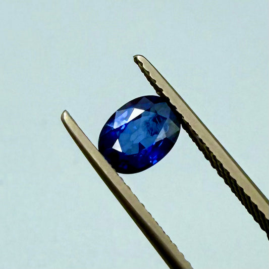 Blue Sapphire Oval