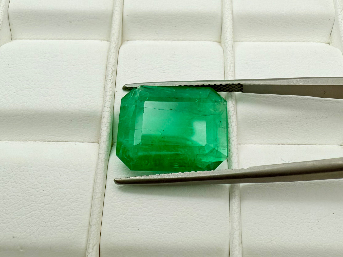 Emerald Zambia 15x13mm
