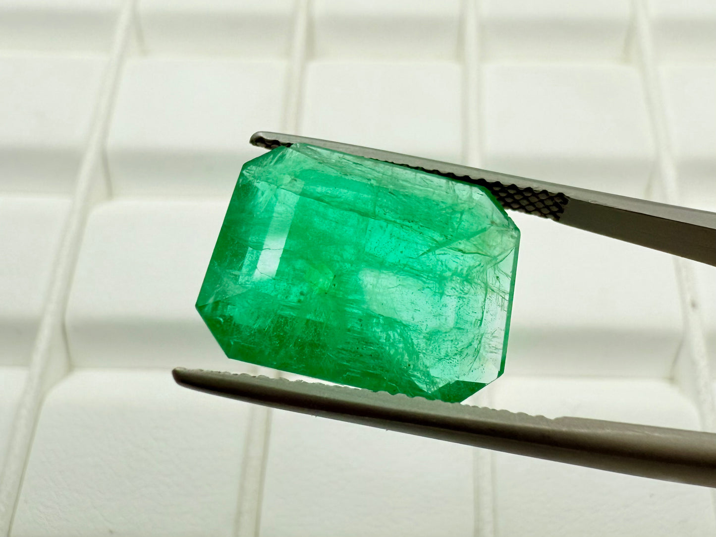 Emerald Zambia 15x13mm