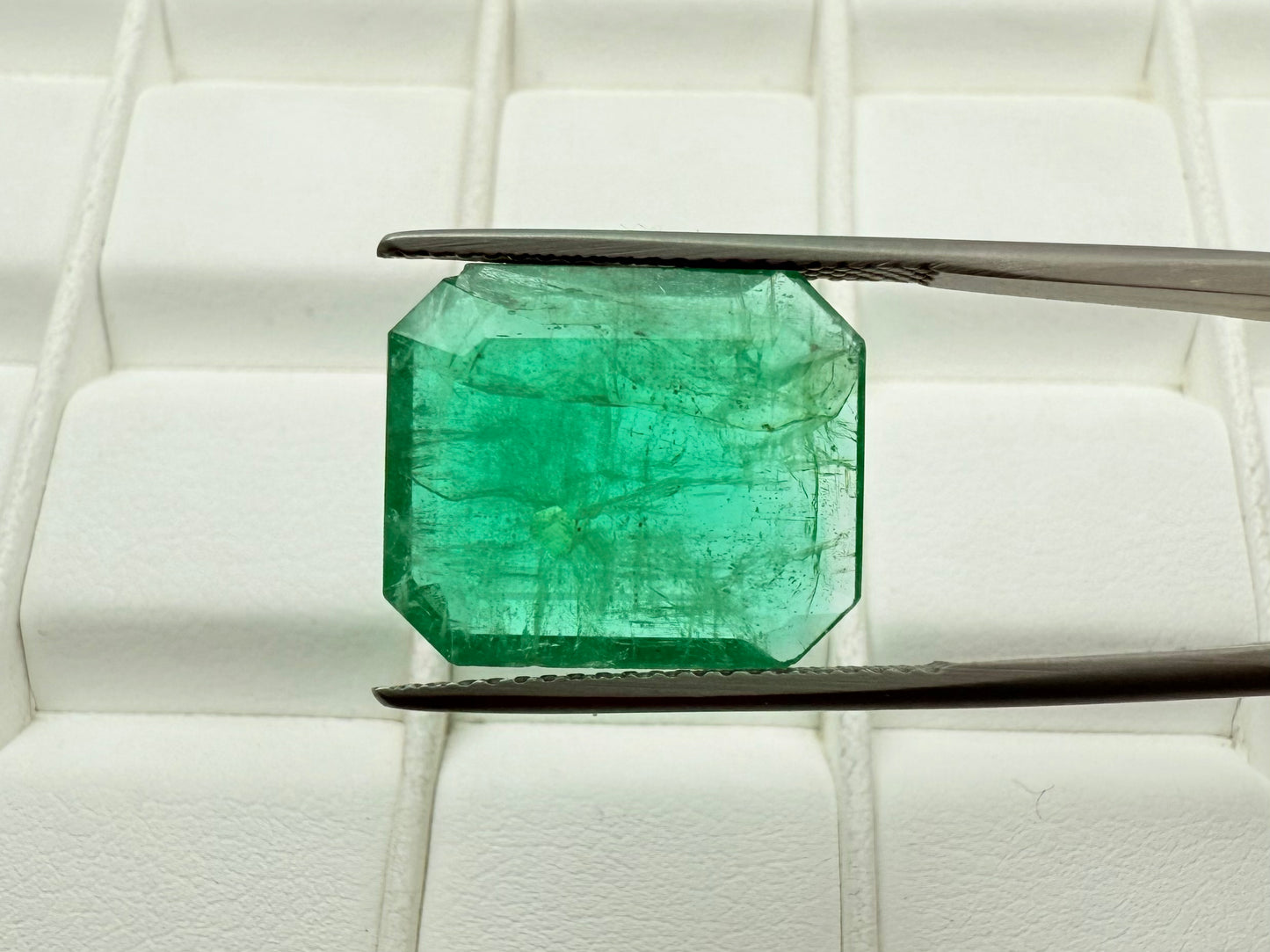 Emerald Zambia 15x13mm