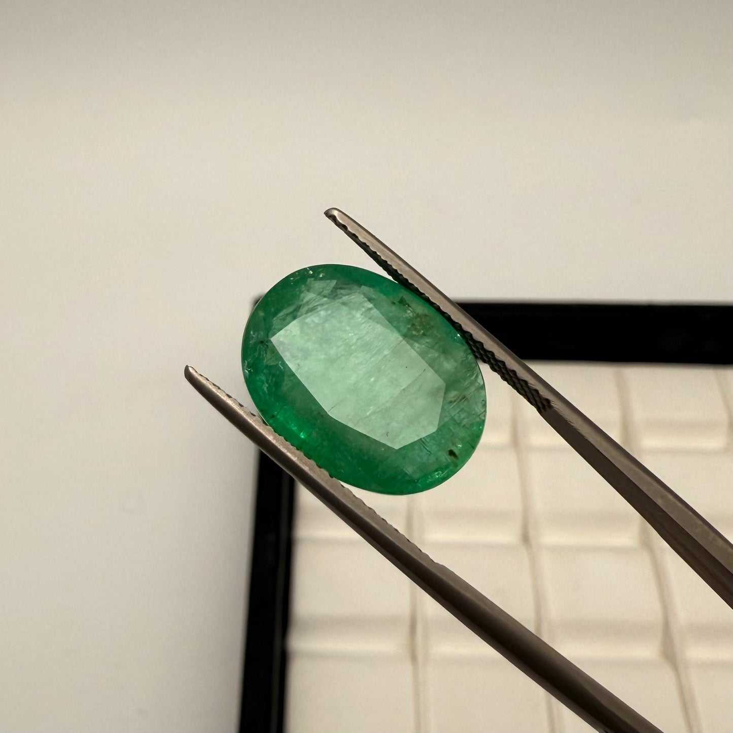 Emerald Zambia 15x12mm