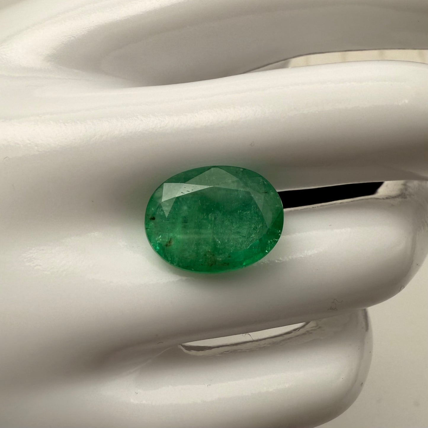 Emerald Zambia 15x12mm